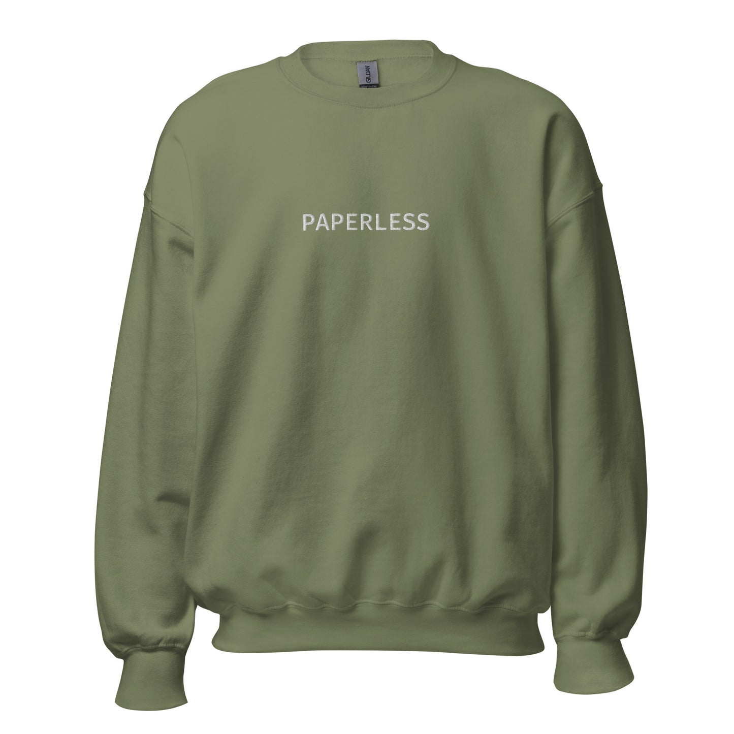 'PAPERLESS' Crewneck